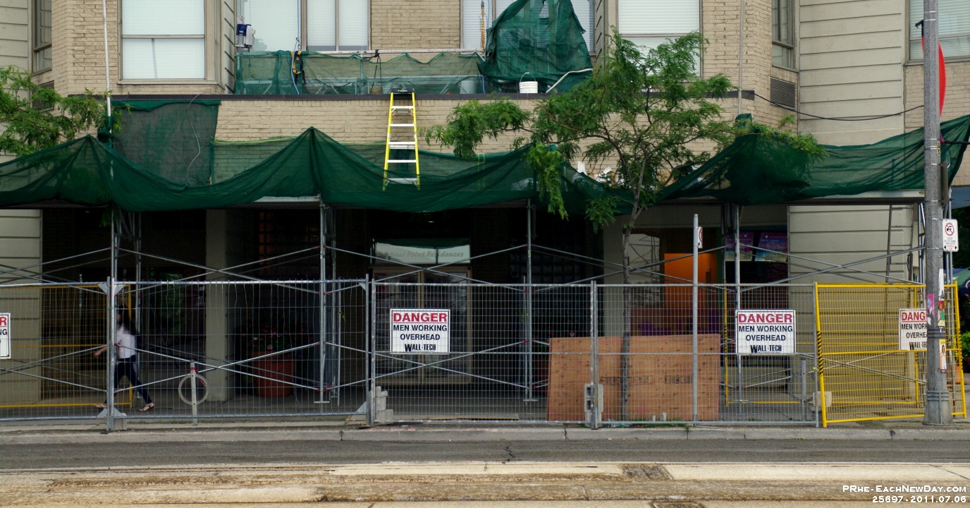 25697CrLe - Vacationing, just Beth and I, on the Toronto waterfront - Along the waterfront - Queen's Quay